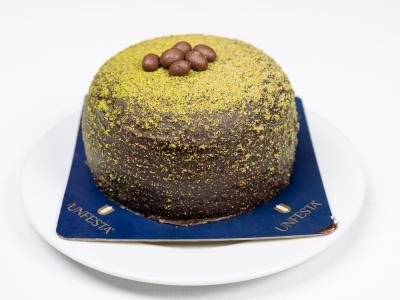 Yaş Pasta Fıstık Drajeli Çikolata Soslu (4-6 kişilik) | 0,00